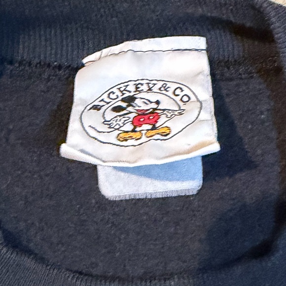 Vintage/Rare 1990’s Disney Black Crewneck Sweatshirt with Mickey Mouse Design - Picture 4 of 7
